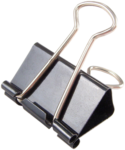 Binder Clip Isolatedon White Background