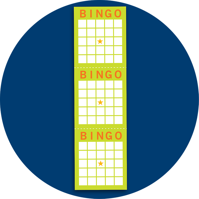A Strip Of Three Bingo Cards - Circle, HD Png Download PNG with transparent background