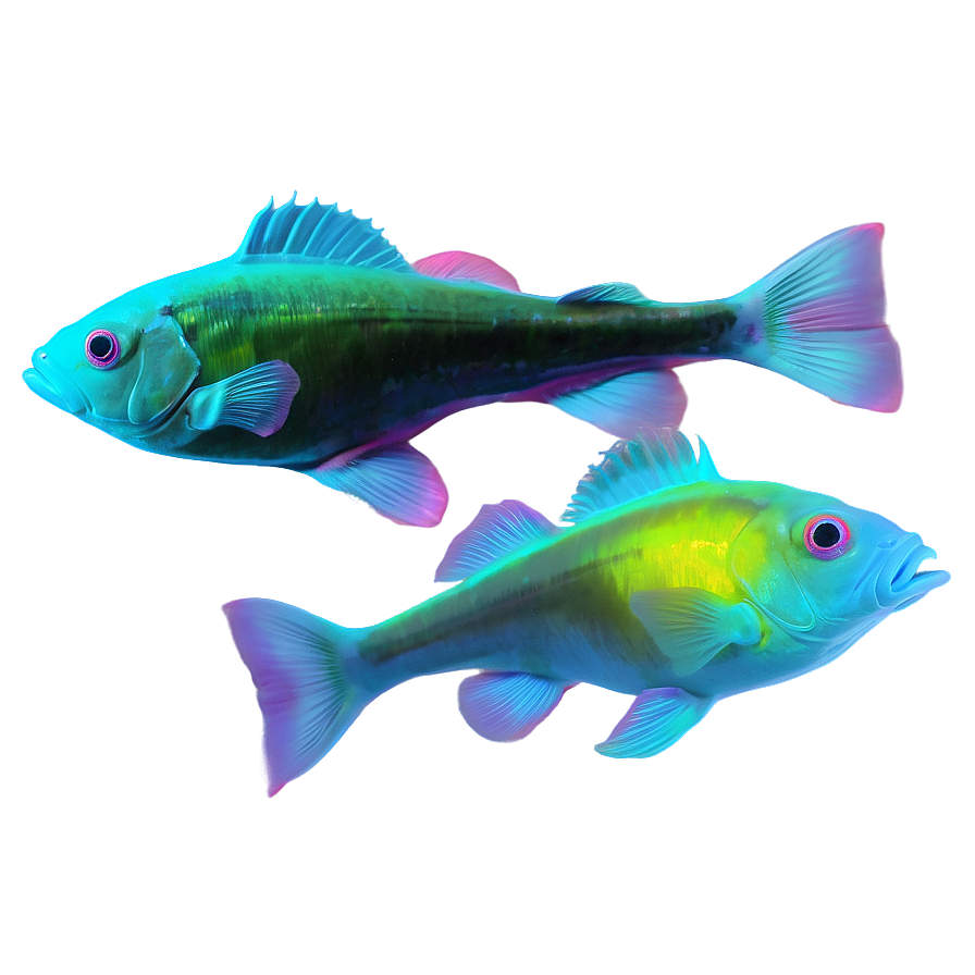 Bioluminescent Fish Glow Png 77