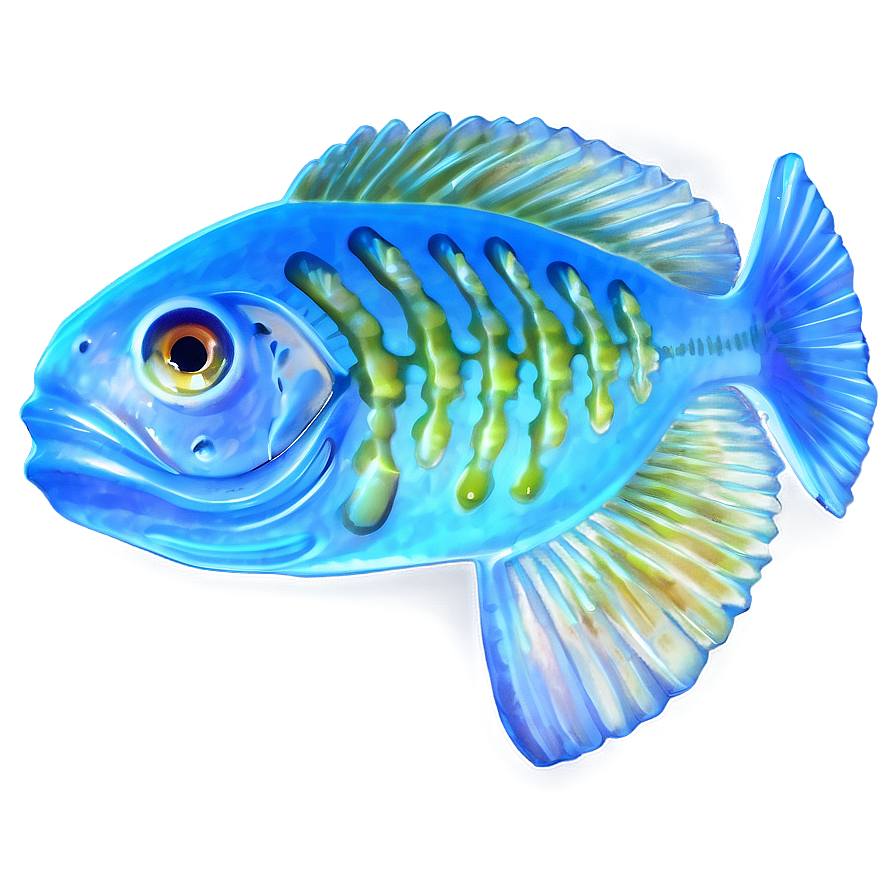 Bioluminescent Fish Glow Png Kwn83