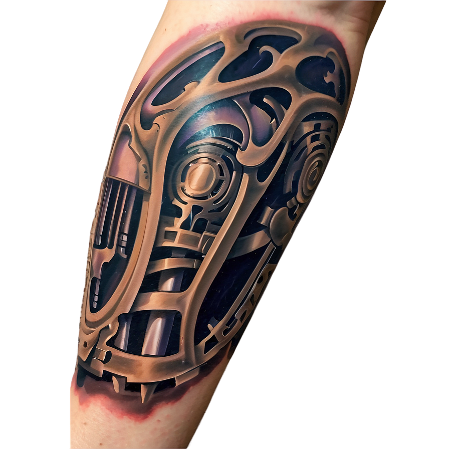 Biomechanical Tattoo Sleeve Png Ggs31