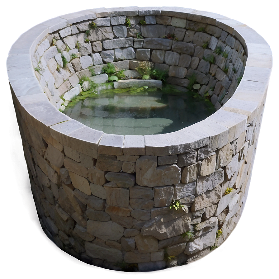 Biophilic Design Natural Stone Tub Png Tdb