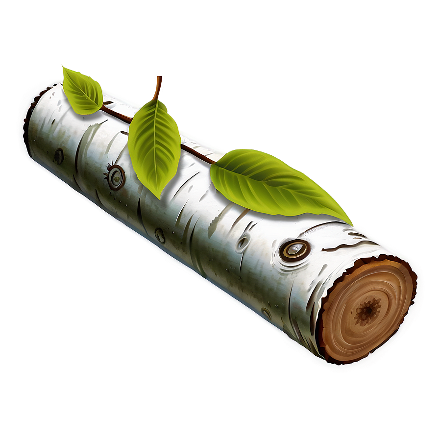 Birch Log Png 05252024