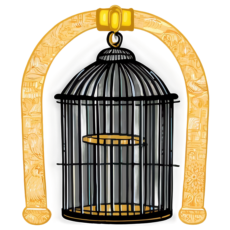 Bird Cage For Canaries Png Jqm