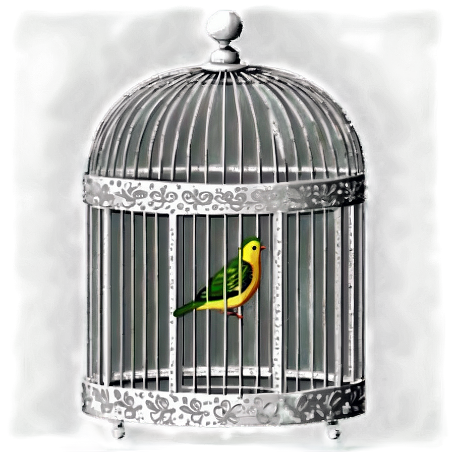 Bird Cage Vintage Png Wkd46