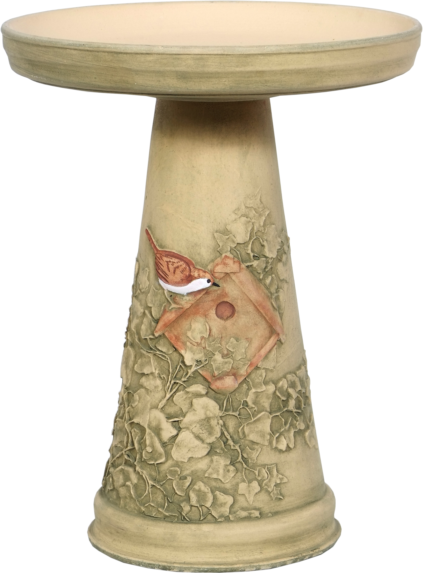 Hand Painted Bird Bath, HD Png Download PNG with transparent background