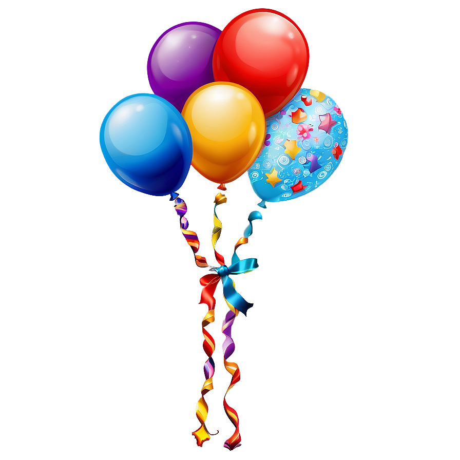 Birthday Balloon Background Png Kmj7