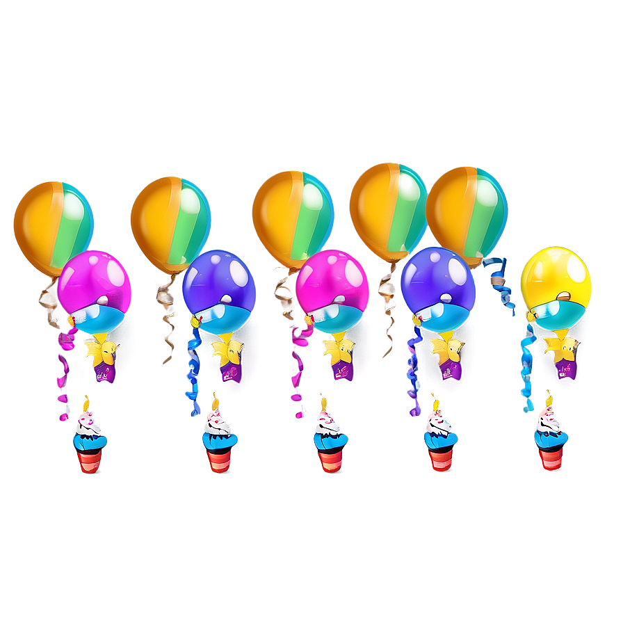 Birthday Balloon Background Png Mte3