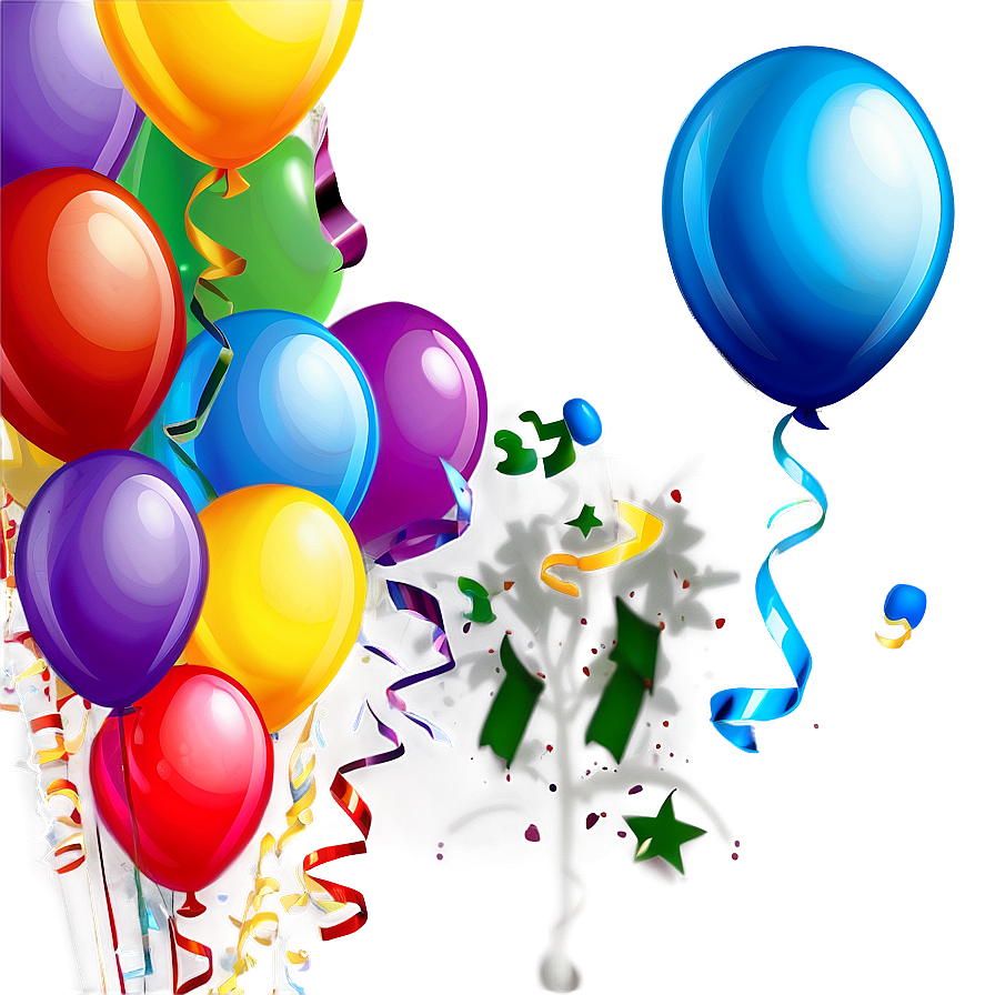 Birthday Balloon Bouquet Png Tqc94