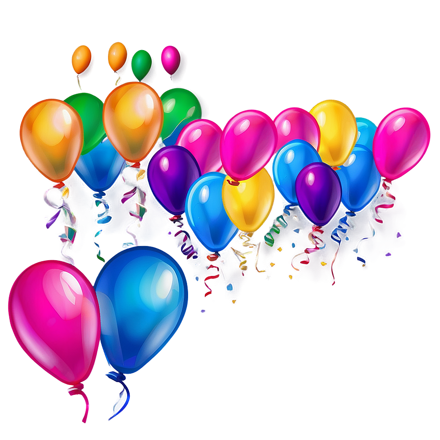 Birthday Balloon Graphics Png Wcj