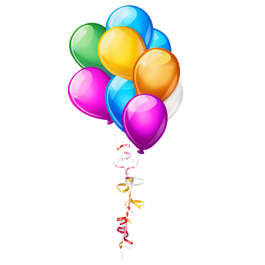 Birthday Balloon Illustration Png Nol