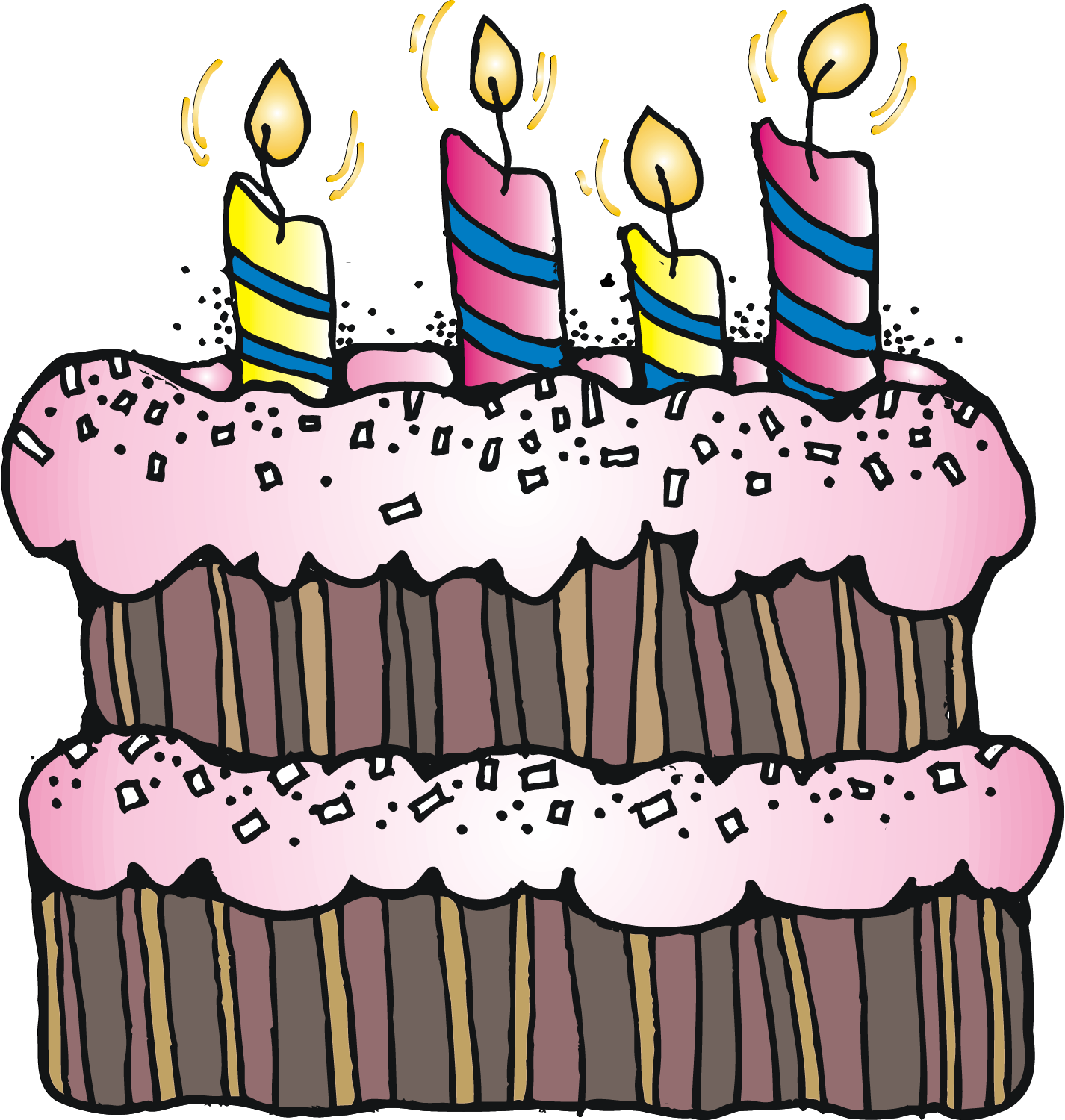 Cute Cake Clipart - Birthday Cake Gif Png, Transparent Png PNG with transparent background
