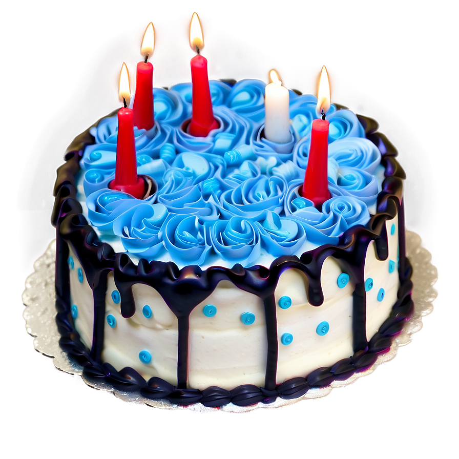 Birthday Cake Design PNG 05042024 PNG with transparent background