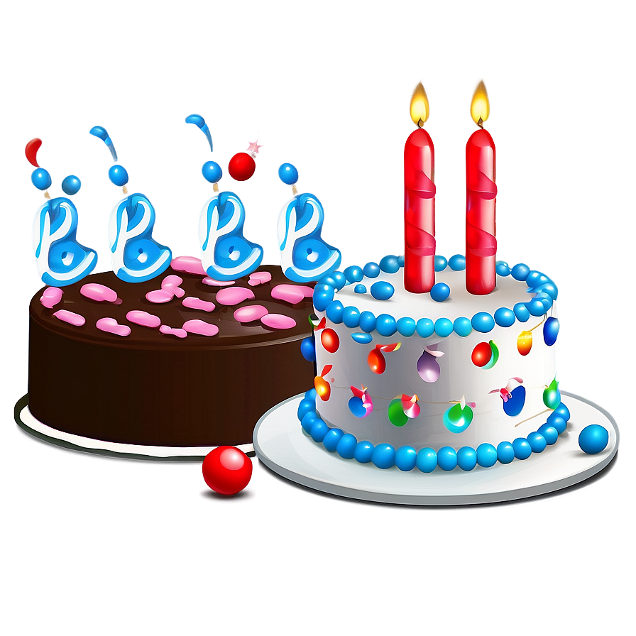 Birthday Cake Design PNG 05042024 PNG with transparent background