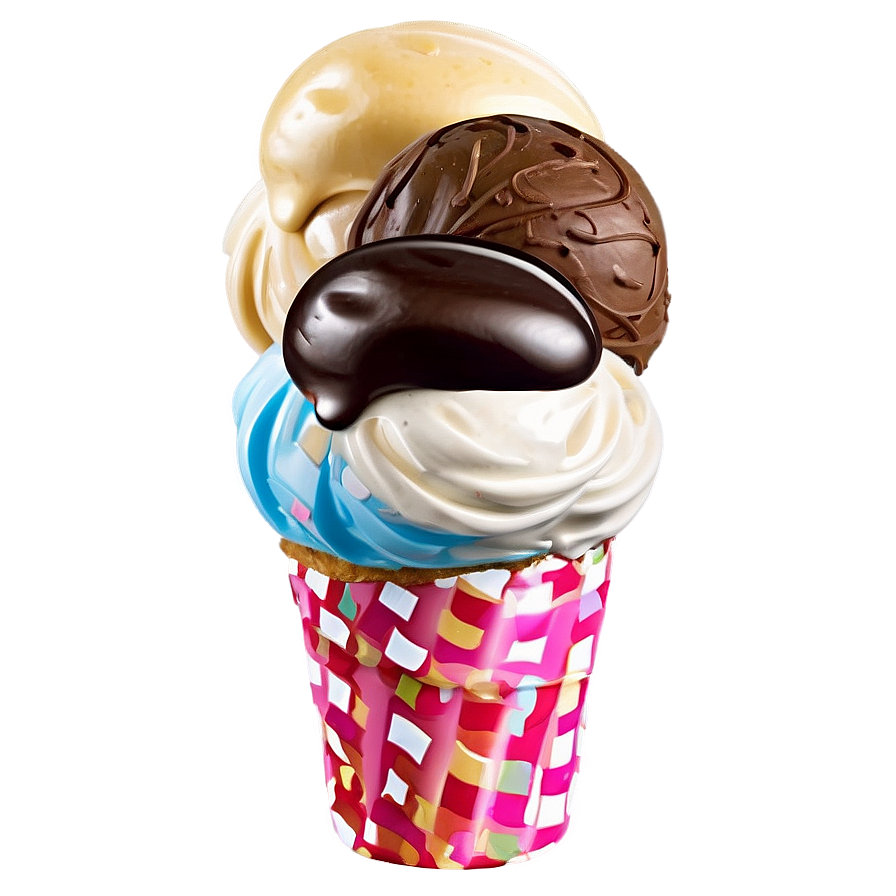 Birthday Cake Ice Cream Sundae Png 89