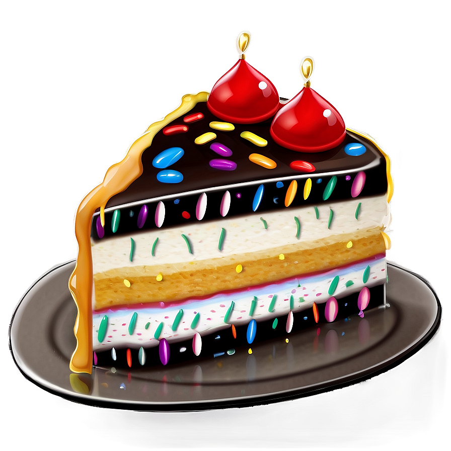 Birthday Cake Slice Png Acn89