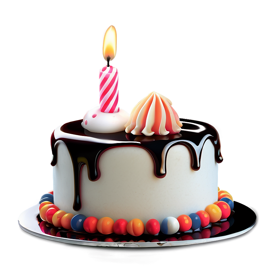 Birthday Cake Sticker Png 50