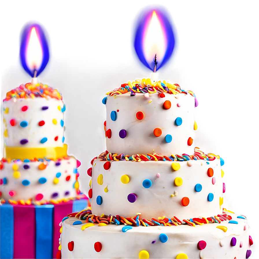 Birthday Cake With Sprinkles Png New60