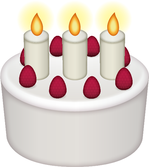 Birthday Cake Iphone Emoji, HD Png Download PNG with transparent background