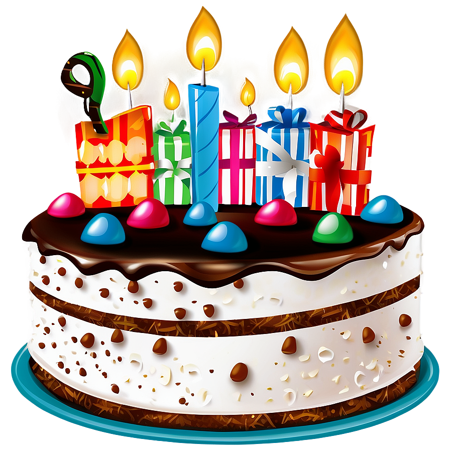 Birthday Chocolate Cake Png 05042024