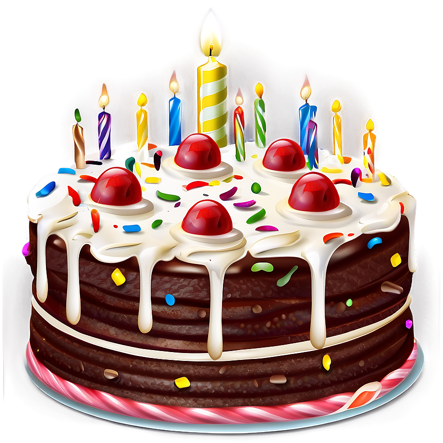 Birthday Chocolate Cake Png 92