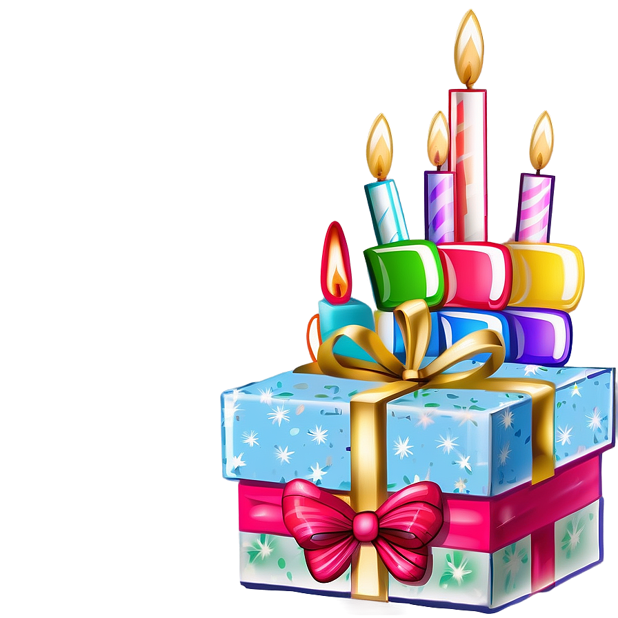 Birthday Gift Box Png 14