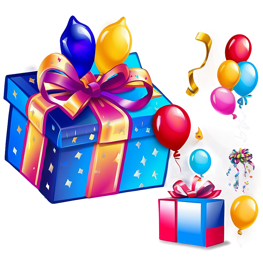 Birthday Gift Box Png Xjw