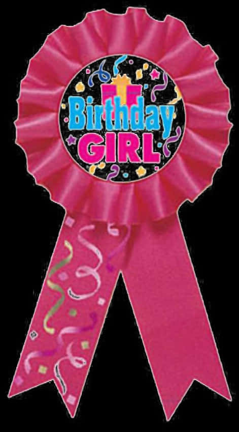 Birthday Girl Pink Ribbon Award