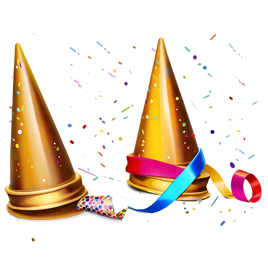 Birthday Hat Confetti Png Mvx20