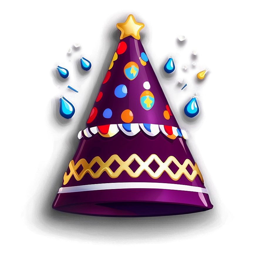 Birthday Hat Icon PNG str84 PNG image with a transparent background, free high-resolution download