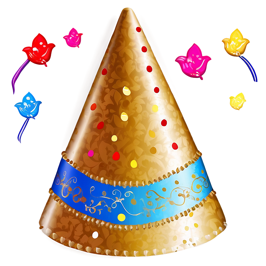 Birthday Hat Illustration Png 05042024