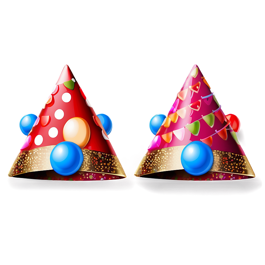 Birthday Hat Illustration Png 49