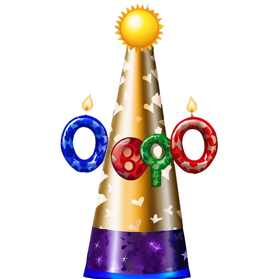 Birthday Hat Set PNG 05042024 PNG image with a transparent background, free high-resolution download