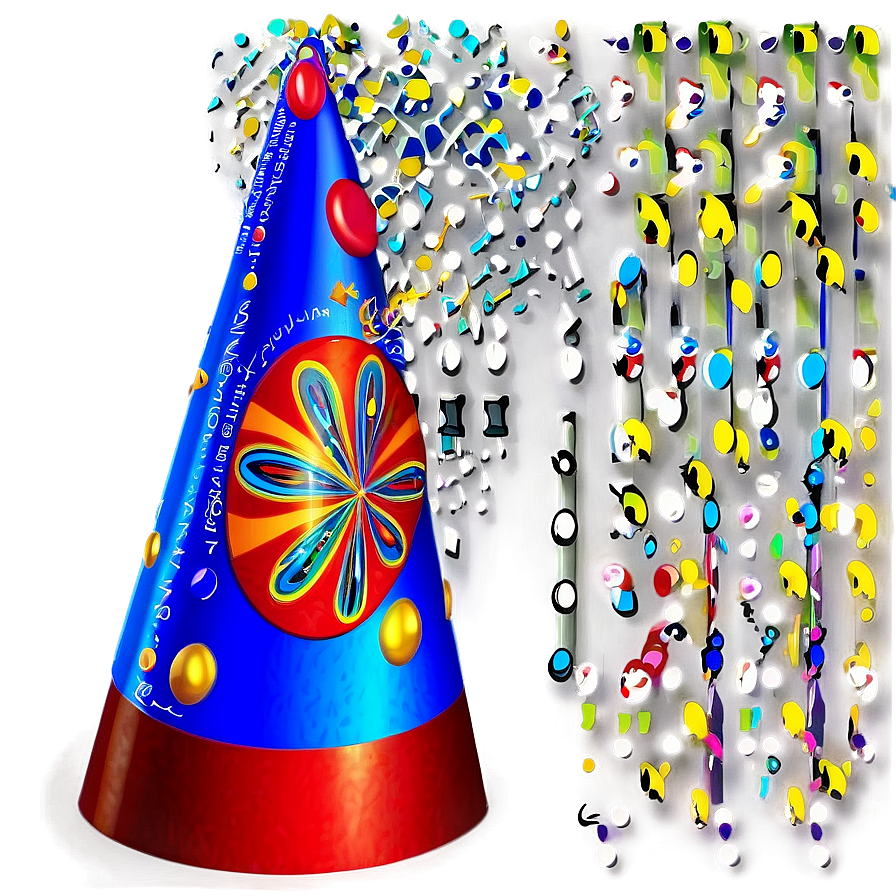 Birthday Hat With Bubbles Png Qjj99