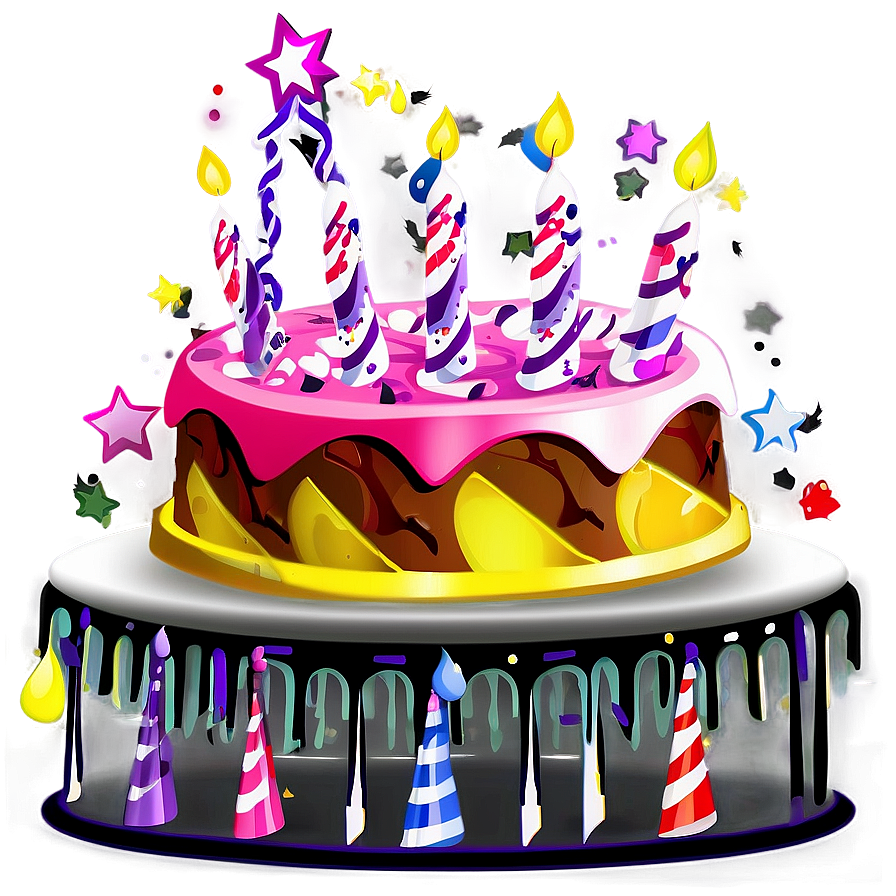 Birthday Party Cake Png 11