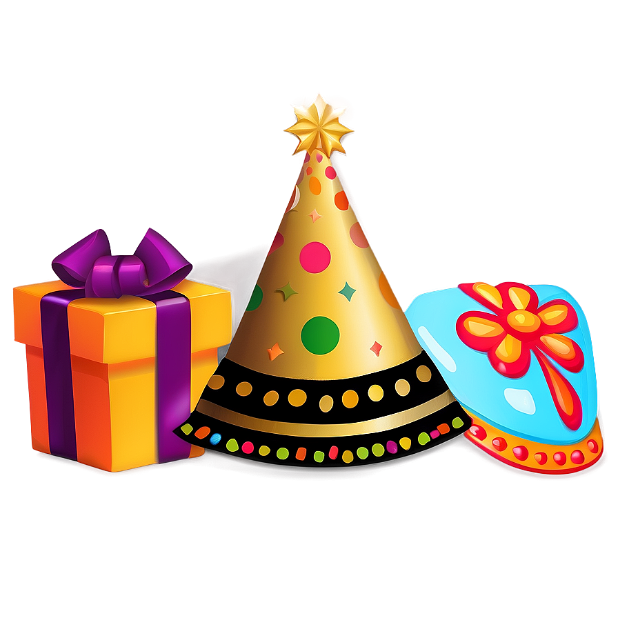 Birthday Party Hat PNG 05042024 PNG image with a transparent background, free high-resolution download