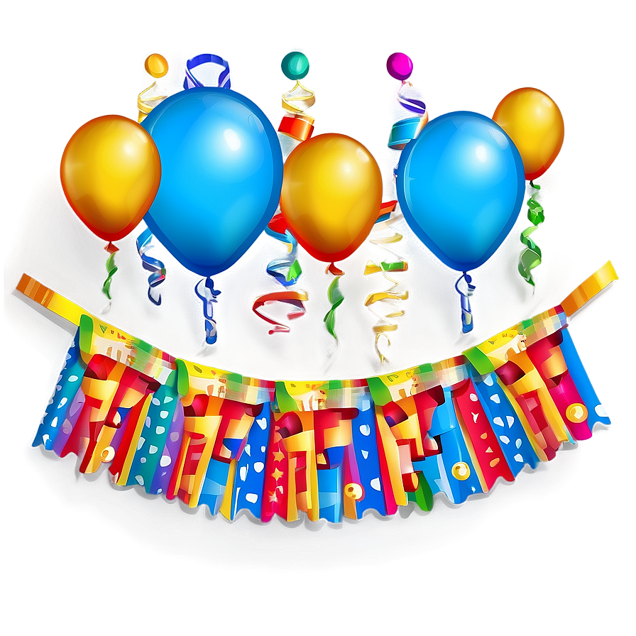 Birthday Party Supplies Png Tbc25