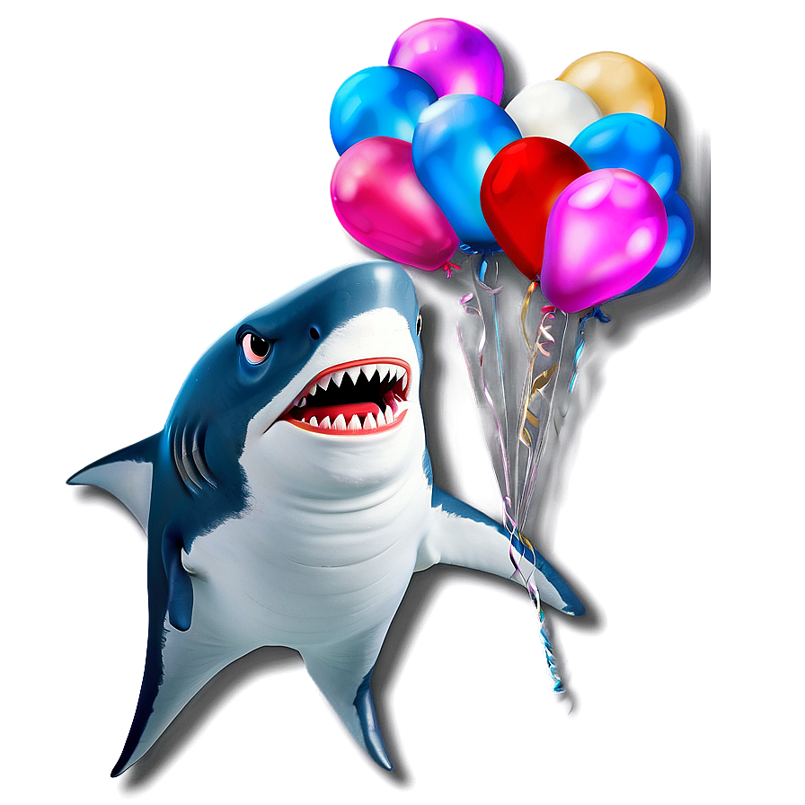 Birthday Shark Special Celebration Png 06292024