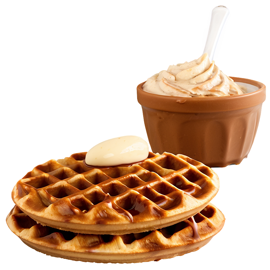 Biscoff Spread Waffle Png Aag