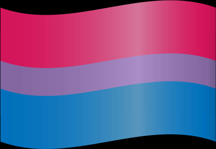 Bisexual Pride Flag Graphic PNG with transparent background