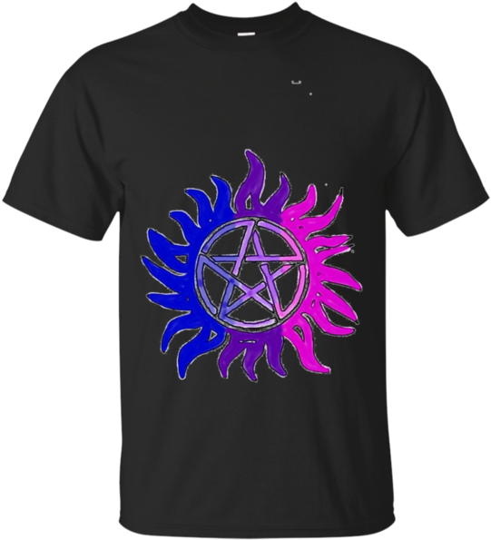 Bisexual Pride Pentagram Tshirt Design