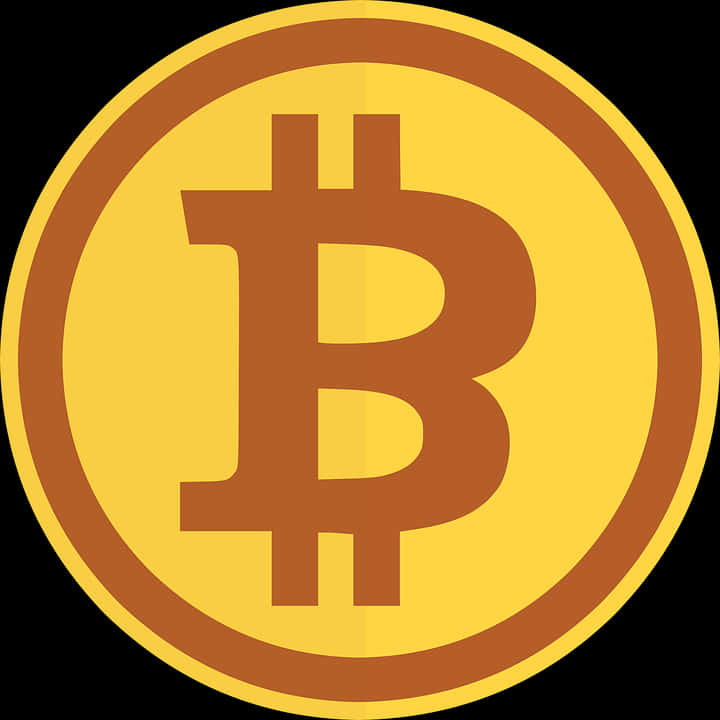 Bitcoin, Blockchain, Icon, Golden, Internet, Coin - Bitcoin Icon, HD Png Download PNG with transparent background
