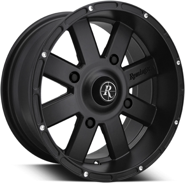 Black A T V Wheel Rim