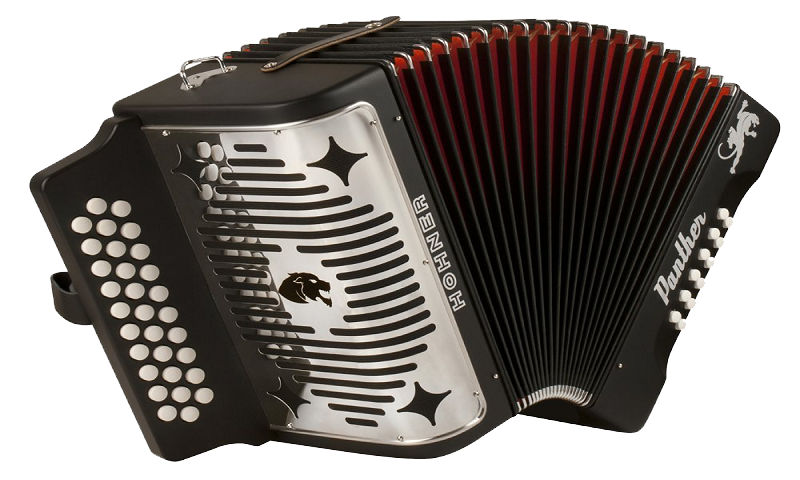 Black Accordion Hohner Panther