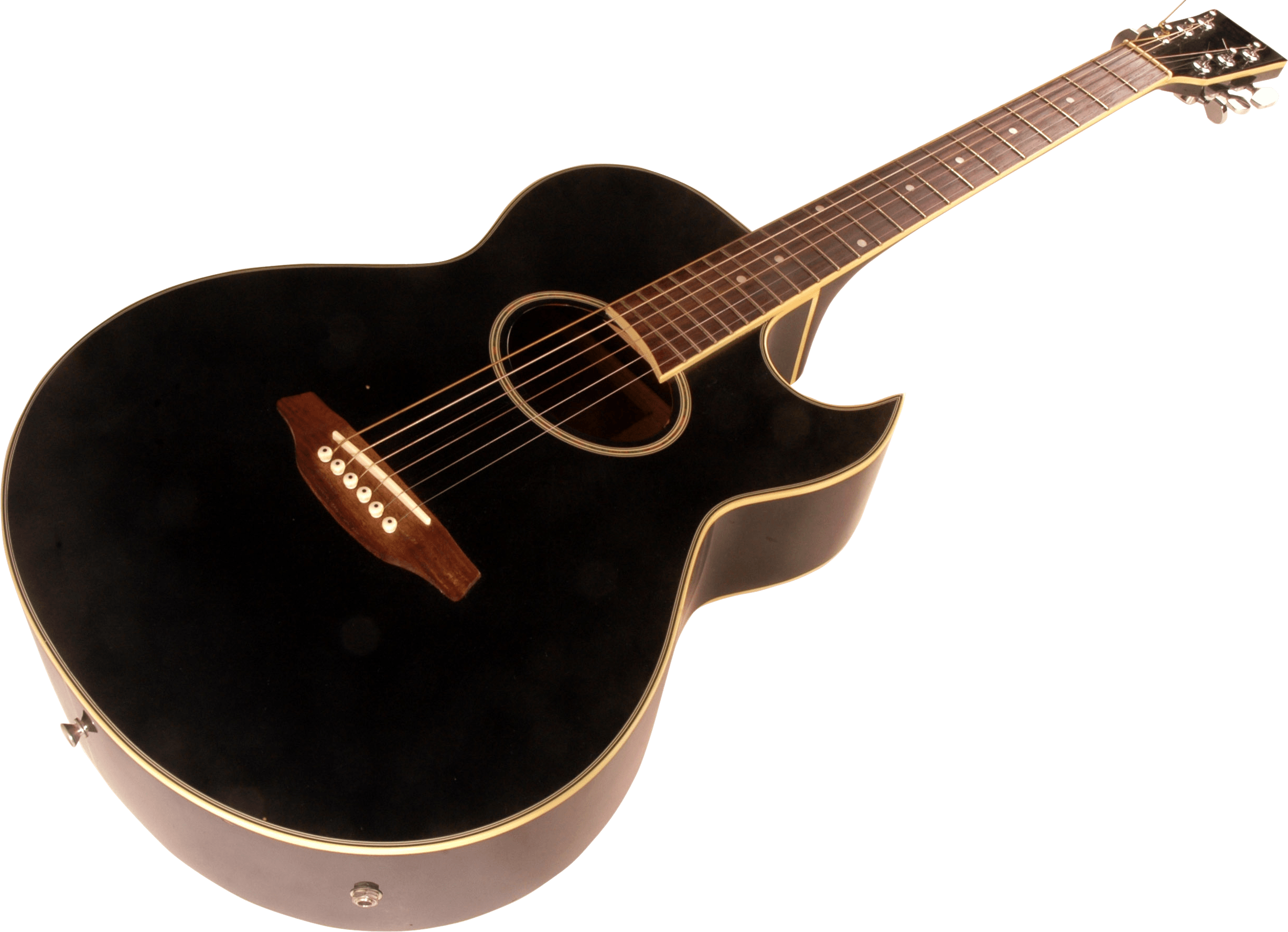 Black Acoustic Guitar