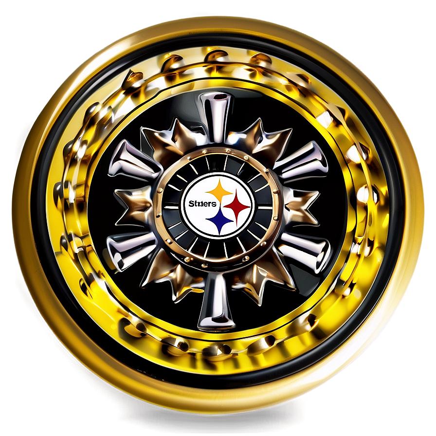 Black and Gold Steelers Logo PNG 12 PNG with transparent background