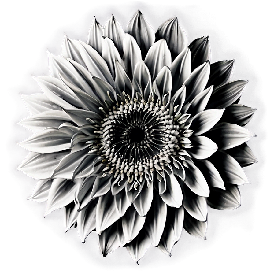 Black And White Bloom Png 42