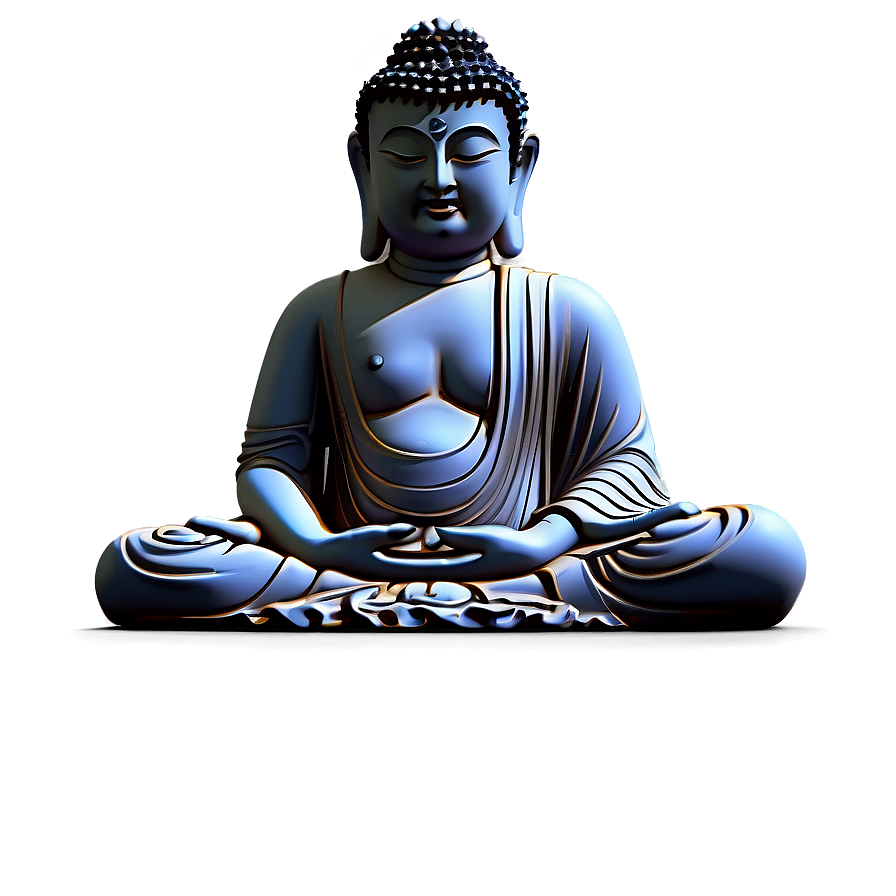 Black And White Buddha Png 91