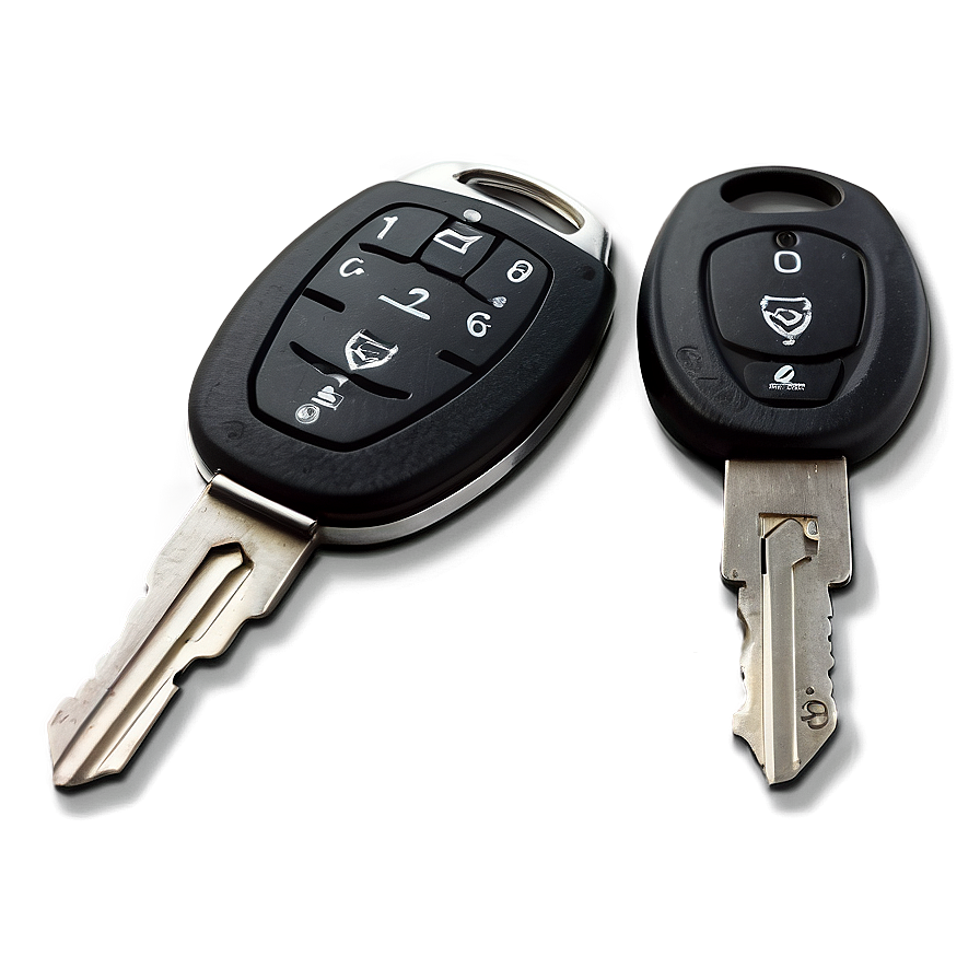 Black And White Car Keys Png Tse89