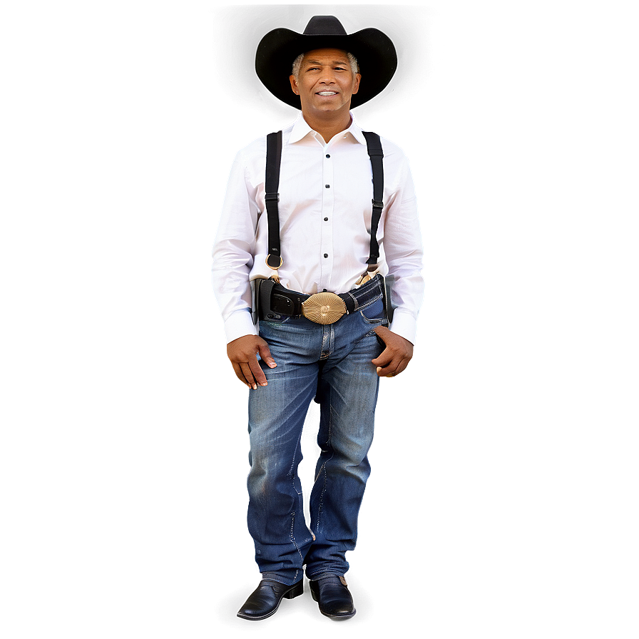 Black And White Cowboys Png Cee